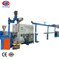 Ligne d'extrusion automatique haute vitesse JIACHENG pour câbles électriques en PVC/PE - Machine de fabrication de fils isolants de 70 mm