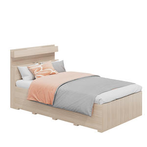 Juego de Dormitorio Comercial Moderno y Económico de Madera con Base de Cama, Mesitas de Noche y Armarios para Uso en Hoteles, Airbnb y Apartamentos - Product Image 6