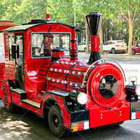 Chariot ouvert personnalisable quantité de train électrique sans rail pour centre commercial pour enfants