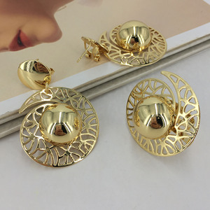 Mulheres 4 Pcs Moda Africano Conjuntos de Jóias Brasileiro Luxo Saudita 18K Banhado A Ouro Dubai Cristal Wedding Bridal Jewelry <span class=keywords><strong>Set</strong></span> - Product Image 5