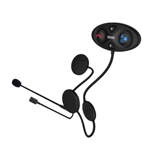 BluetoothヘルメットPTTヘッドセットデュアルオーディオサポートPTTほとんどのPOCアプリ用ワイヤレスモーターサイクルヘルメットヘッドセット双方向ラジオ用