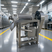 Commerciële industriële spiraalvormige schroef fruitpers sinaasappelsapcentrifuge pers- en pulpmachine 220V hoge capaciteit fruitverwerkingsinstallatie