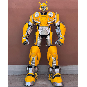 Meilleure Vente : Costume de Mascotte Robot LED Rose Lumineux, Réaliste, Unisexe Adulte, pour Spectacles <span class=keywords><strong>d</strong></span>'<span class=keywords><strong>Halloween</strong></span> et Danseuses sur Échasses - Product Image 3