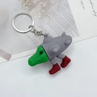 Gantungan Kunci Anime Tralalero Tralala Baru Tungtung Sahur Brainrot, Figur Aksi, Mainan, Gantungan Kunci Mobil, Liontin Tas, Hadiah