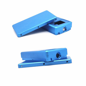 カスタムブルーアンプフロントパネルアルミケース電子住宅CNCサービス製造アルミ製 - Product Image 2