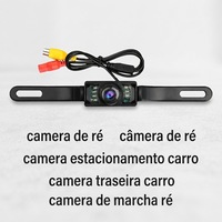 Caméra de recul universelle pour voiture avec lignes de guidage de stationnement, caméra de véhicule étanche pour Android, SUV, camion, camping-car et toutes voitures