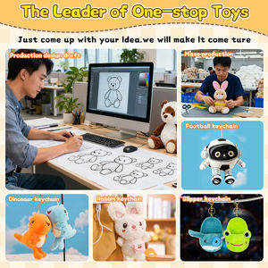 ألعاب مفاتيح صغيرة لطيفة من القطيفة بطول 10 سم - تصاميم مخصصة للأنيمي/الكرتون/الحيوانات، سلاسل مفاتيح من القطيفة للآلات الآلية - Product Image 2