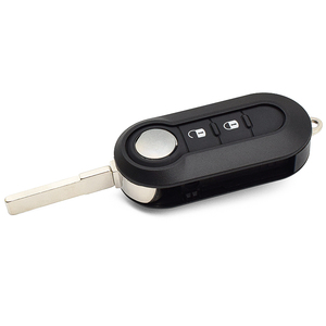 Lật gấp vỏ chìa khóa xe từ xa Auto <span class=keywords><strong>Key</strong></span> trường hợp Fob 2 nút chìa khóa xe Vỏ thay thế cho f-iat - Product Image 4