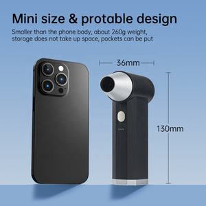 2-in-1 Hoge-Snelheid Mini Elektrische Blaasmachine 130000RPM Borstelloze Motor Draadloze Turbofan voor Autodroging Kantoor Schermreiniger - Product Image 5