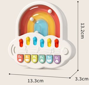Portable Mini Electronic Marbles Music Piano Toy Button Function <b>Battery</b> <b>Operated</b> ABS Plastic - Product Image 6