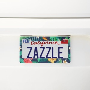 Floral Spread Kindness Hanwell License Plate <b>Frame</b> <b>Clamp</b> Durable Stylish Plastic 177mm Hole Distance - Product Image 3