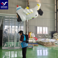 Model Figur Balon Tiup Kartun untuk Iklan Luar Ruang