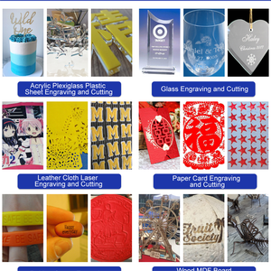 Giá cả phải chăng giá 9060 13090 Acrylic dấu hiệu gỗ nhựa plexiglass da phi kim loại CCD CO2 khắc laser Máy cắt - Product Image 4