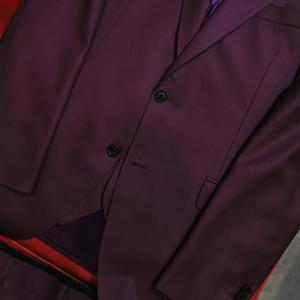 <span class=keywords><strong>Costume</strong></span> d'affaires 3 pièces violet sur mesure pour homme RYAN&YAN, 100 % laine, style <span class=keywords><strong>italien</strong></span>, tissu respirant, faible MOQ, B2B & Vente privée, ODM sur mesure - Product Image 3