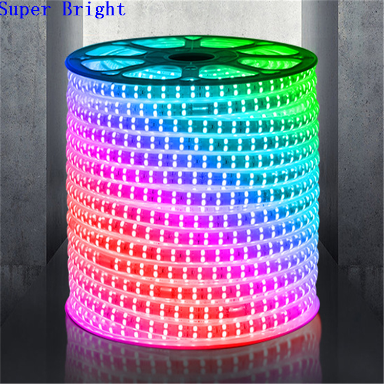 100M Led Rgb Ip65 Wifi Afstandsbediening Dmx Crismas Waterdichte Flexibele Dmx 110V 220V Rgb Strip Licht