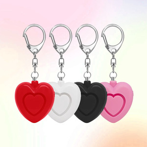 125dB Thêm Loud loa hình trái tim an toàn âm thanh an toàn cá nhân thiết bị báo động Keychain cho phụ nữ - Product Image 1