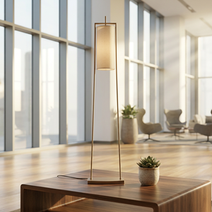 AK Brass Unique Metal Floor Lamp in Black Finished Handcrafted Large Piece For Living <b>Room</b> Decor / Cafe Decor - Product Image 2