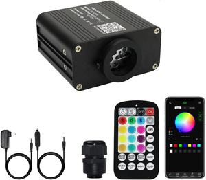 Kit de lumières LED à fibres optiques RGBW 16W, projecteur d'étoiles scintillantes pour <span class=keywords><strong>plafond</strong></span> de <span class=keywords><strong>voiture</strong></span>, lampe à entrée 12V, éclairage de <span class=keywords><strong>plafond</strong></span> étoilé - Product Image 1