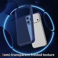Coque de téléphone mate translucide pour iPhone 17 Pro Max 16E 15 14 Plus 17Air 11 12 13 Mini, coque arrière rigide en PC, protection intégrale