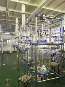 เครื่องปฏิกรณ์แก้วที่มีมอเตอร์แรงบิดสูงสำหรับการผสมสารละลายที่มีความหนืดสูง - Product Image 4