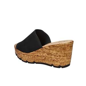 Ciabatte con Zeppa Morbide da Donna Cinzia Nere IAF373320 - Product Image 2