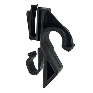 Rear Parcel Shelf <b>Clips</b> For Fiat Grande Punto 2006 And Later Black Plastic 71719952 71719953 - Product Image 4