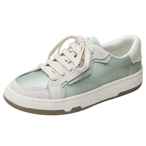 2026 Spring/Summer Collection Casual Sneakers for Women - White Sneakers with College Style and <b>Training</b> Theme - Product Image 4
