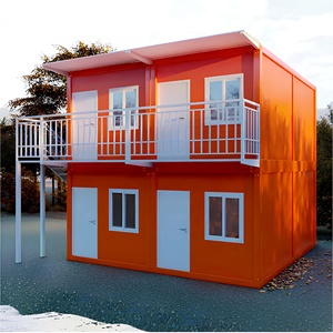 Maison conteneur préfabriquée, résistante aux intempéries, modulaire, longue durée de vie, pour une utilisation toute l'année en extérieur. - Product Image 1