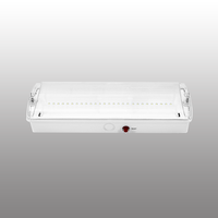 Notfall-LED-Fluchtwegleuchte Supermarkt Laufender Mann Innen/Außen IP65 Stahl Ni-Cd Batterie 220-240V AC 3H Notfall-Wandmontage