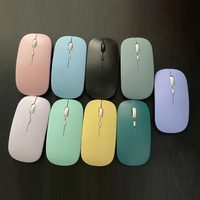Souris sans fil rechargeable de type C, optique, RGB, portable, mince, 1200 DPI, BT 2.4G, USB, pour PC portable, fabriquée par JERTECH, modèle AC001