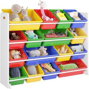 Étagère moderne en bois, organisateur <span class=keywords><strong>de</strong></span> jouets, armoire <span class=keywords><strong>de</strong></span> rangement pour enfants pour l'école, le salon, la chambre ou la maternelle, à usage domestique - Product Image 3