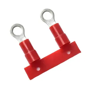 Manufacturer Custom 12 Awg Insulated Continous Spade Terminal Connector Copper Ring Terminal