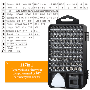 Atornillador para reparación móvil, KS-840115 <span class=keywords><strong>de</strong></span> alta calidad, duradero, 115 en 1, para el hogar, ordenador portátil, <span class=keywords><strong>mantenimiento</strong></span> eléctrico - Product Image 6