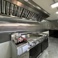 Camion de restauration entièrement équipé aux normes américaines, stand alimentaire mobile, remorque de restauration mobile pour franchise de restauration avec cuisine complète.