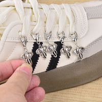 Porte-clés/Charme de chaussure en caoutchouc style rétro américain, motif lune, petite étoile, éléphant, tendance Y2K, pendentif de sac, boucle de chaussure, fabriqué en Chine, unisexe
