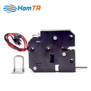 HomTR Dc 12V Kotak Surat Kontrol Listrik Baja Karbon Kecil Kunci Magnetik Pengunci Kabinet Pintar Kunci Solenoid