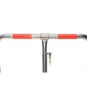 Barrière de stationnement manuelle YH3656, support de verrouillage de stationnement, acier galvanisé, barrière pliable, étanche, sécurité, verrouillage de position, barrière de stationnement électrique - Product Image 3