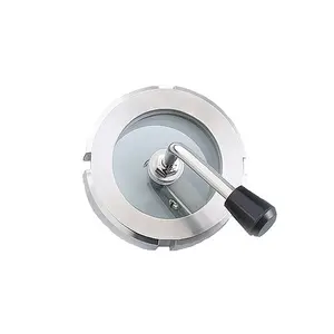 Stainless Steel Sanitary DIN Standard Union Type Round Sight Glass With Light For Tank