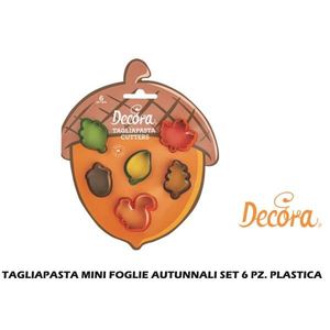 Juego de 6 Cortadores de Galletas de Hojas de Otoño, Herramientas de Plástico para Galletas - Product Image 1