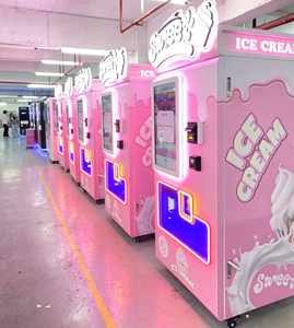 Machine distributrice automatique de crème glacée commerciale à prix de gros pour glaces molles, cornets et coupes, libre-service 24h/24 et 7j/7 - Product Image 4