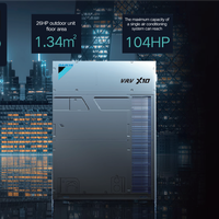Sistem AC Sentral Daikin VRV X10 8HP hingga 26HP yang Tenang untuk Rumah, Unit AC Multi Zona Sistem Split Inverter untuk Vila Mewah
