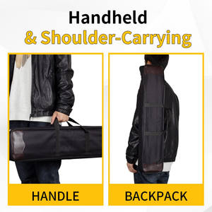 Mochila para arco recurvo de tiro con arco OEM de fábrica para exteriores, estuche para arco recurvo desmontable con tubo de plástico para flechas, bolsa de almacenamiento para ballesta - Product Image 5