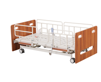 Lit d'hôpital manuel à double manivelle BesClaireMed BCM-ETF603, équipement médical en fer et métal, vente en gros du fabricant, garantie 2 ans