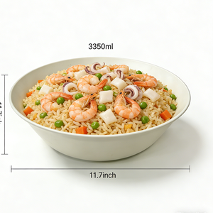 Bol en mélamine de 11,7 pouces, grande capacité, pour une utilisation quotidienne en cuisine et lors de fêtes - Product Image 1