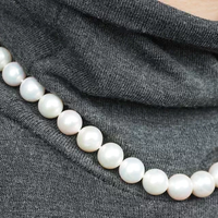 Collier de perles d'eau douce Aurora de qualité nucléaire, cadeau idéal pour maman, petite amie ou meilleure amie.