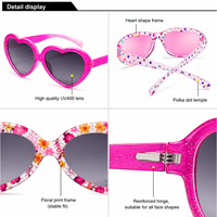 Lunettes de soleil teintées en forme de cœur style Y2K pour femme, tendance, vintage, classiques, assorties, vente en gros, logo personnalisé