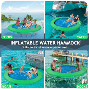 <span class=keywords><strong>Hamac</strong></span> d'eau <span class=keywords><strong>gonflable</strong></span> avec radeaux gonflables <span class=keywords><strong>Hamac</strong></span> circulaire de 10 pieds avec centre en maille Tapis d'eau flottant le mieux noté - Product Image 6