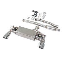 Sistema de Escape Catback Profesional de Acero Inoxidable GFC para Mitsubishi Lancer Evolution X EVO10 2.0T 2008-2015