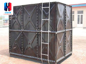 خزان مياه معزول مسبق الصنع من المينا ، الاستخدام المنزلي ، الحماية من الحرائق ، خزان مياه المينا للدفاع المدني - Product Image 2