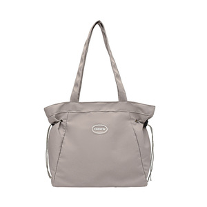 Nouveau Sac de Soirée Grande Capacité en Toile Épissée pour Femme, Sac Bandoulière Rétro Couleur Contrastée, Sac à l'Épaule Décontracté Grand Format - Product Image 1